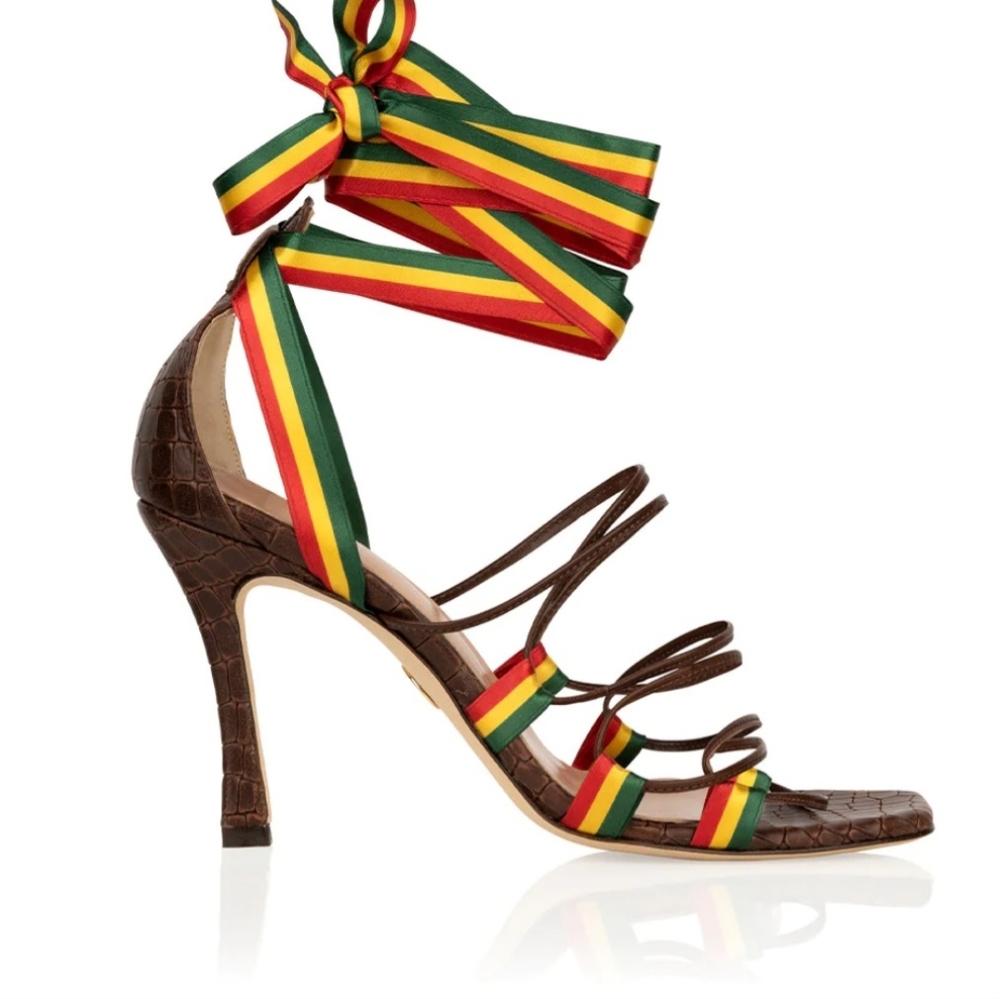 Brother Vellies Negril Ankle Wrap Sandal - Picture 2 of 11